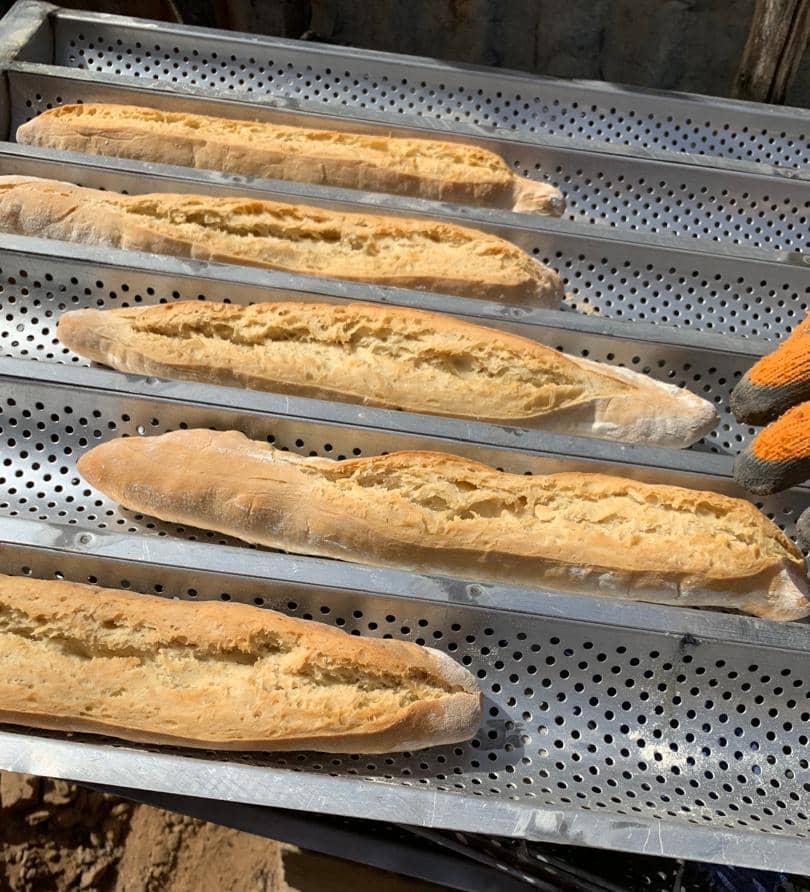 First baked bread in Senegal